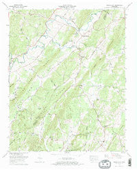 Tranquillity Tennessee Historical topographic map, 1:24000 scale, 7.5 X 7.5 Minute, Year 1973