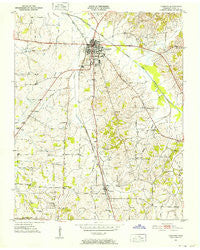 Trenton Tennessee Historical topographic map, 1:24000 scale, 7.5 X 7.5 Minute, Year 1951
