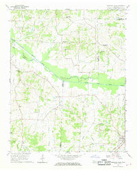 Trezevant West Tennessee Historical topographic map, 1:24000 scale, 7.5 X 7.5 Minute, Year 1966