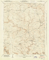 Twin Bridges Tennessee Historical topographic map, 1:24000 scale, 7.5 X 7.5 Minute, Year 1945