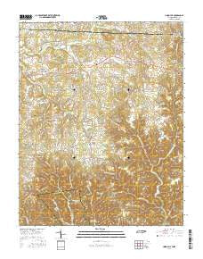 Union Hill Tennessee Current topographic map, 1:24000 scale, 7.5 X 7.5 Minute, Year 2016
