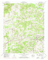 Vale Tennessee Historical topographic map, 1:24000 scale, 7.5 X 7.5 Minute, Year 1950