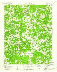 Vanleer Tennessee Historical topographic map, 1:24000 scale, 7.5 X 7.5 Minute, Year 1958