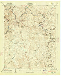 Verona Tennessee Historical topographic map, 1:24000 scale, 7.5 X 7.5 Minute, Year 1947