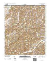 Walden Creek Tennessee Historical topographic map, 1:24000 scale, 7.5 X 7.5 Minute, Year 2013