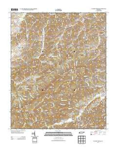 Walden Creek Tennessee Historical topographic map, 1:24000 scale, 7.5 X 7.5 Minute, Year 2013