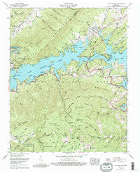 Watauga Dam Tennessee Historical topographic map, 1:24000 scale, 7.5 X 7.5 Minute, Year 1960