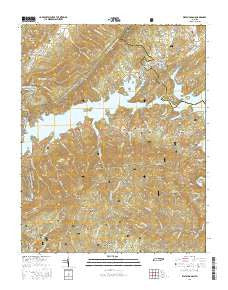 Watauga Dam Tennessee Current topographic map, 1:24000 scale, 7.5 X 7.5 Minute, Year 2016
