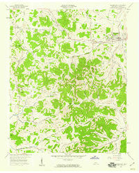 Watertown Tennessee Historical topographic map, 1:24000 scale, 7.5 X 7.5 Minute, Year 1958