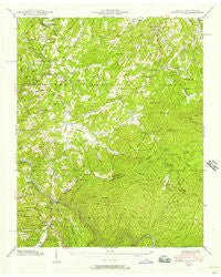 Waterville North Carolina Historical topographic map, 1:24000 scale, 7.5 X 7.5 Minute, Year 1940