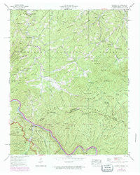 Waterville North Carolina Historical topographic map, 1:24000 scale, 7.5 X 7.5 Minute, Year 1940
