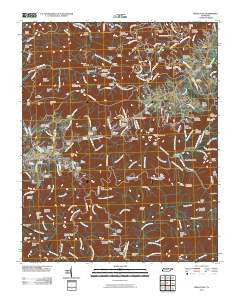 Wear Cove Tennessee Historical topographic map, 1:24000 scale, 7.5 X 7.5 Minute, Year 2010
