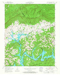Well Spring Tennessee Historical topographic map, 1:24000 scale, 7.5 X 7.5 Minute, Year 1952
