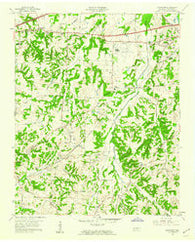 Westover Tennessee Historical topographic map, 1:24000 scale, 7.5 X 7.5 Minute, Year 1959
