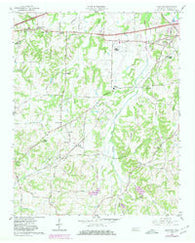 Westover Tennessee Historical topographic map, 1:24000 scale, 7.5 X 7.5 Minute, Year 1959