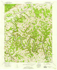 Wheeler Virginia Historical topographic map, 1:24000 scale, 7.5 X 7.5 Minute, Year 1956