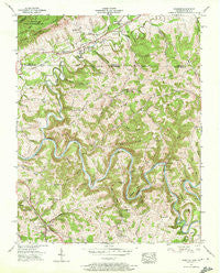 Wheeler Virginia Historical topographic map, 1:24000 scale, 7.5 X 7.5 Minute, Year 1956