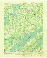 White Hollow Tennessee Historical topographic map, 1:24000 scale, 7.5 X 7.5 Minute, Year 1936
