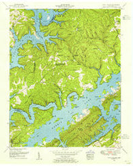 White Hollow Tennessee Historical topographic map, 1:24000 scale, 7.5 X 7.5 Minute, Year 1952