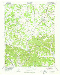 White House Tennessee Historical topographic map, 1:24000 scale, 7.5 X 7.5 Minute, Year 1954