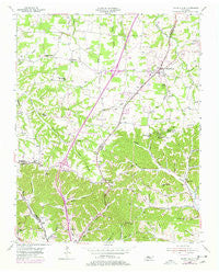 White House Tennessee Historical topographic map, 1:24000 scale, 7.5 X 7.5 Minute, Year 1954