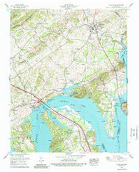 White Pine Tennessee Historical topographic map, 1:24000 scale, 7.5 X 7.5 Minute, Year 1961