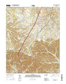 White House Tennessee Current topographic map, 1:24000 scale, 7.5 X 7.5 Minute, Year 2016