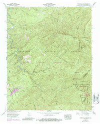 Whiteoak Flats Tennessee Historical topographic map, 1:24000 scale, 7.5 X 7.5 Minute, Year 1957