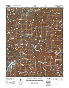 Whiteoak Flats Tennessee Historical topographic map, 1:24000 scale, 7.5 X 7.5 Minute, Year 2011
