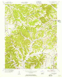 Whites Creek Tennessee Historical topographic map, 1:24000 scale, 7.5 X 7.5 Minute, Year 1955