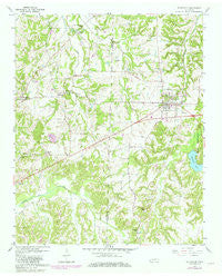 Whiteville Tennessee Historical topographic map, 1:24000 scale, 7.5 X 7.5 Minute, Year 1959