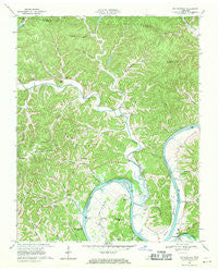 Whitleyville Tennessee Historical topographic map, 1:24000 scale, 7.5 X 7.5 Minute, Year 1968