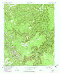 Wilder Tennessee Historical topographic map, 1:24000 scale, 7.5 X 7.5 Minute, Year 1955