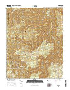 Wilder Tennessee Current topographic map, 1:24000 scale, 7.5 X 7.5 Minute, Year 2016