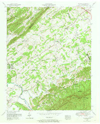 Wildwood Tennessee Historical topographic map, 1:24000 scale, 7.5 X 7.5 Minute, Year 1953