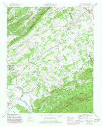 Wildwood Tennessee Historical topographic map, 1:24000 scale, 7.5 X 7.5 Minute, Year 1953