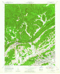Windrock Tennessee Historical topographic map, 1:24000 scale, 7.5 X 7.5 Minute, Year 1952