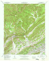 Windrock Tennessee Historical topographic map, 1:24000 scale, 7.5 X 7.5 Minute, Year 1968