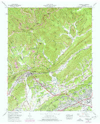 Windrock Tennessee Historical topographic map, 1:24000 scale, 7.5 X 7.5 Minute, Year 1968