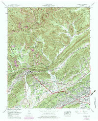 Windrock Tennessee Historical topographic map, 1:24000 scale, 7.5 X 7.5 Minute, Year 1968