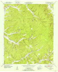 Wolf Pit Ridge Tennessee Historical topographic map, 1:24000 scale, 7.5 X 7.5 Minute, Year 1952
