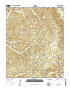 Wolf Pit Ridge Tennessee Current topographic map, 1:24000 scale, 7.5 X 7.5 Minute, Year 2016