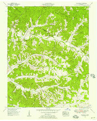 Woolworth Tennessee Historical topographic map, 1:24000 scale, 7.5 X 7.5 Minute, Year 1952