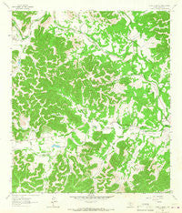 A Bar A Ranch Texas Historical topographic map, 1:24000 scale, 7.5 X 7.5 Minute, Year 1964