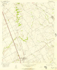 Abbott Texas Historical topographic map, 1:24000 scale, 7.5 X 7.5 Minute, Year 1956