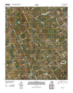 Abbott Texas Historical topographic map, 1:24000 scale, 7.5 X 7.5 Minute, Year 2010