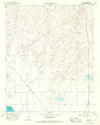 Abell Texas Historical topographic map, 1:24000 scale, 7.5 X 7.5 Minute, Year 1965
