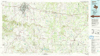Abilene Texas Historical topographic map, 1:100000 scale, 30 X 60 Minute, Year 1985