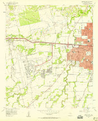 Abilene West Texas Historical topographic map, 1:24000 scale, 7.5 X 7.5 Minute, Year 1957