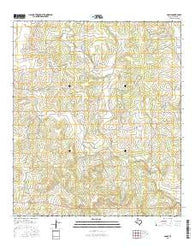 Adams Texas Current topographic map, 1:24000 scale, 7.5 X 7.5 Minute, Year 2016